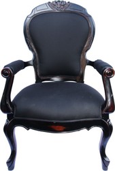 4250427875194 - Barock Sessel Louis XIV Superior Schwarz aus Frankreich