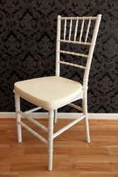 4250427889214 - Designer Acryl Stuhl inkl Sitzkissen WeiÃ Creme - Ghost Chair white - Polycarbonat MÃ¶bel - Acryl MÃ¶bel - Geisterstuhl