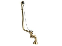 4250427889726 - Ab und Ãberlauf System inkl Siphon fÃ¼r Nostalgie Badewanne Sicilia Toscane San Sebastian Roma - Altgold