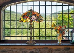 4250427897424 - Tiffany Hockerleuchte HÃ¶he 60 cm Durchmesser 40 cm Leuchte Lampe Jugendstil Barock