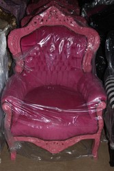 4250427899060 - Barock Sessel King Rosa Rosa - Limited Edition Modell