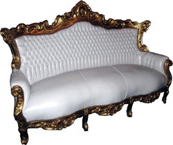 4250828300059 - Barock Sofa Master Weiß Gold 4250828300059 - Barock Sofa Master Weiß Gold