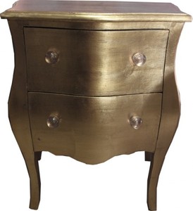 4250828302046 - Barock Kommode Gold 63 x 36 x 78 cm - MÃ¶bel Antik Stil