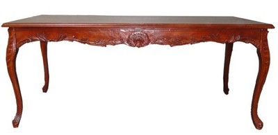 4250828303050 - Barock Esstisch Braun (Mahagonifarben) 240 cm - Barock Tisch Antik Stil Möbel 4250828303050 - Barock Esstisch Braun (Mahagonifarben) 240 cm - Barock Tisch Antik Stil Möbel