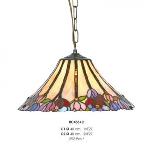 4250828306754 - Handgefertigte Tiffany Pendelleuchte Hängeleuchte Durchmesser 40 cm 1-Flammig - Leuchte Lampe 4250828306754 - Handgefertigte Tiffany Pendelleuchte Hängeleuchte Durchmesser 40 cm 1-Flammig - Leuchte Lampe