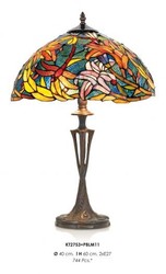 4250828307133 - Handgefertigte Tiffany Hockerleuchte Tischleuchte Höhe 60 cm Durchmesser 40 cm - Leuchte Lampe 4250828307133 - Handgefertigte Tiffany Hockerleuchte Tischleuchte Höhe 60 cm Durchmesser 40 cm - Leuchte Lampe