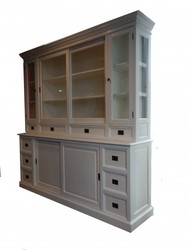 4250828309878 - GroÃer Shabby Chic Landhaus Stil Schrank mit 4 TÃ¼ren und 10 Schubladen - Buffetschrank - Schrank Esszimmer