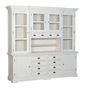 4250828309885 - GroÃer Shabby Chic Landhaus Stil Schrank mit 6 TÃ¼ren und 12 Schubladen - Buffetschrank - Schrank Esszimmer