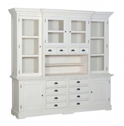 4250828309885 - GroÃer Shabby Chic Landhaus Stil Schrank mit 6 TÃ¼ren und 12 Schubladen - Buffetschrank - Schrank Esszimmer