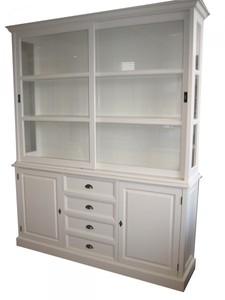 4250828309922 - GroÃer Shabby Chic Landhaus Stil Schrank mit 2 TÃ¼ren und 4 Schubladen - Buffetschrank - Schrank Esszimmer