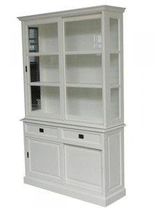 4250828309939 - GroÃer Shabby Chic Landhaus Stil Schrank mit 2 TÃ¼ren und 2 Schubladen - Buffetschrank - Schrank Esszimmer