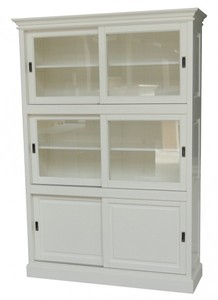 4250828310003 - GroÃer Shabby Chic Landhaus Stil Schrank mit 3 TÃ¼ren - Buffetschrank - Schrank Esszimmer - SchiebetÃ¼renschrank