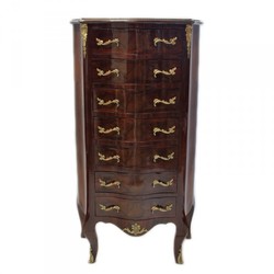 4250828310270 - Barock Kommode mit 7 Schubladen Model Mahagoni 4250828310270 - Barock Kommode mit 7 Schubladen Model Mahagoni