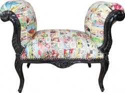 4250828311147 - Barock Schemel Hocker Comic Design Mod2 - Limited Edition 4250828311147 - Barock Schemel Hocker Comic Design Mod2 - Limited Edition