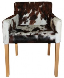4250828312939 - Designer Esszimmer Stuhl mit Armlehnen ModEF 35 Kuhfell - Hotelmöbel - Buche - Echtes Fell 4250828312939 - Designer Esszimmer Stuhl mit Armlehnen ModEF 35 Kuhfell - Hotelmöbel - Buche - Echtes Fell
