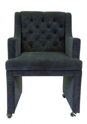 4250828313035 - Designer Esszimmer Stuhl Sessel ModEF 310 Dunkelgrau - Hoteleinrichtung- Sessel auf Rollen 4250828313035 - Designer Esszimmer Stuhl Sessel ModEF 310 Dunkelgrau - Hoteleinrichtung- Sessel auf Rollen