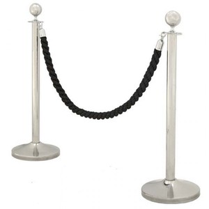 4250828313059 - VIP Abtrennung - Silber Schwarz - Hotel   Discothek   Club   Messe