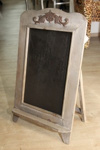 4250828318610 - Gastronomie Tafel Restaurant Tafel Rezept Tafel Holztafel Tafel Holz Antik Look 58 x 33 cm