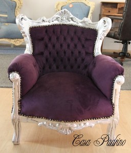4250828318757 - Barock Kinder Sessel Lila Silber - Kinderthron Thron Tron - Barock Stil Möbel 4250828318757 - Barock Kinder Sessel Lila Silber - Kinderthron Thron Tron - Barock Stil Möbel