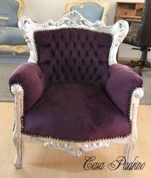 4250828318757 - Barock Kinder Sessel Lila Silber - Kinderthron Thron Tron - Barock Stil Möbel 4250828318757 - Barock Kinder Sessel Lila Silber - Kinderthron Thron Tron - Barock Stil Möbel