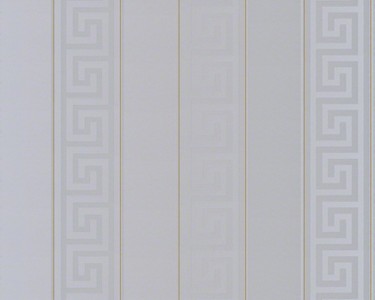 4250828321207 - Designer Barock Tapete Home Collection 935245 Jugendstil Vliestapete Vlies Tapete MÃ¤ander Streifen Muster Silber