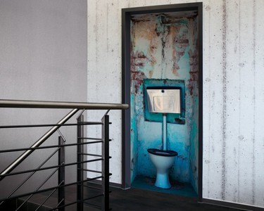 4250828323454 - TÃ¼r 20 XXL Wallpaper fÃ¼r TÃ¼ren 20024 WC - selbstklebend- Blickfang fÃ¼r Ihr zu Hause - TÃ¼r Aufkleber Tapete Fototapete FotoTÃ¼r 20 XXL Vintage Antik Stil Retro Wallpaper Fototapete