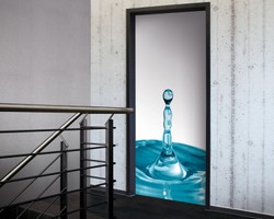 4250828323461 - TÃ¼r 20 XXL Wallpaper fÃ¼r TÃ¼ren 20025 Plopp - selbstklebend- Blickfang fÃ¼r Ihr zu Hause - TÃ¼r Aufkleber Tapete Fototapete FotoTÃ¼r 20 XXL Vintage Antik Stil Retro Wallpaper Fototapete