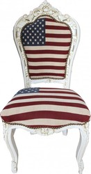 4250828326950 - Barock Esszimmer Stuhl USA Design Creme 4250828326950 - Barock Esszimmer Stuhl USA Design Creme