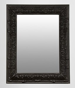 4250828329289 - Pompöser Barock Spiegel Rechteckig Schwarz 157 x 124 cm 4250828329289 - Pompöser Barock Spiegel Rechteckig Schwarz 157 x 124 cm