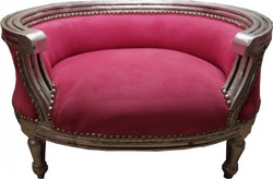4250828331688 - Barock Hunde & Katzen Sofa Rosa Silber - Hundesessel Sitz Hundebett Katzenbett Hund Katze Möbel 4250828331688 - Barock Hunde & Katzen Sofa Rosa Silber - Hundesessel Sitz Hundebett Katzenbett Hund Katze Möbel