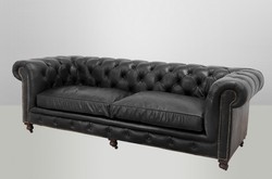 4250828332098 - Chesterfield Luxus Echt Leder Sofa 3 Sitzer Vintage Leder von Old Saddle Black 4250828332098 - Chesterfield Luxus Echt Leder Sofa 3 Sitzer Vintage Leder von Old Saddle Black
