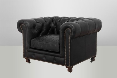 4250828332166 - Chesterfield Luxus Echt Leder Sessel Vintage Leder von Old Saddle Black - Club Sessel 4250828332166 - Chesterfield Luxus Echt Leder Sessel Vintage Leder von Old Saddle Black - Club Sessel