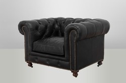 4250828332166 - Chesterfield Luxus Echt Leder Sessel Vintage Leder von Old Saddle Black - Club Sessel 4250828332166 - Chesterfield Luxus Echt Leder Sessel Vintage Leder von Old Saddle Black - Club Sessel