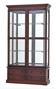 4250828332227 - Luxus Glasvitrine Ladeneinrichtung Shop & Hotel Möbel - Luxus Kategorie - Eichenholz - English Oak Finish Schrank Vitrine 4250828332227 - Luxus Glasvitrine Ladeneinrichtung Shop & Hotel Möbel - Luxus Kategorie - Eichenholz - English Oak Finish Schrank Vitrine