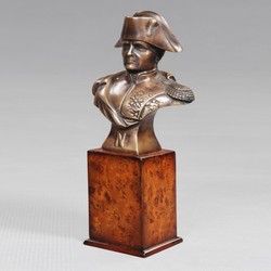 4252006232831 - Luxus Bronzefigur Napoleon auf Holzsockel - Bronze Figur BÃ¼ste - Frankreich - Briefbeschwerer