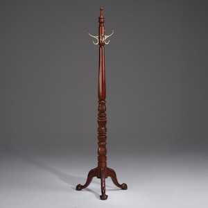 4250828335761 - Designer Luxus Garderoben StÃ¤nder - Mahagony Garderobe RundstÃ¤nder - Luxus Kollektion - Barock Empire Art Deco