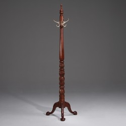 4250828335761 - Designer Luxus Garderoben StÃ¤nder - Mahagony Garderobe RundstÃ¤nder - Luxus Kollektion - Barock Empire Art Deco
