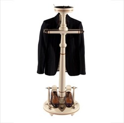 4250828335822 - Designer Luxus Garderoben StÃ¤nder New York Banker Stil - Weiss- Dressboy - KleiderstÃ¤nder AnzugstÃ¤nder - Barock Empire Art Deco Jugendstil Biedermeier