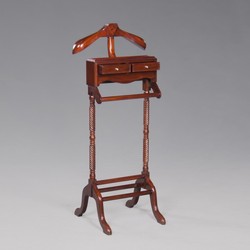 4250828335846 - Designer Luxus Garderoben StÃ¤nder - Mahagoni - Dressboy - KleiderstÃ¤nder AnzugstÃ¤nder - Barock Empire Art Deco Jugendstil Biedermeier