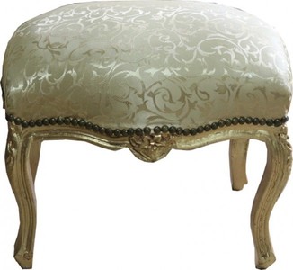 4250828335327 - Barock Fußhocker Gold Muster Gold Medium 4250828335327 - Barock Fußhocker Gold Muster Gold Medium