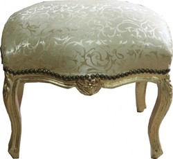 4250828335327 - Barock Fußhocker Gold Muster Gold Medium 4250828335327 - Barock Fußhocker Gold Muster Gold Medium
