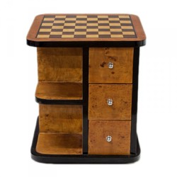 4250828340802 - Art Deco Spieltisch Schach Dame Mahagoni L 50 x B 50 x H 55 cm - Möbel Antik Stil Barock 4250828340802 - Art Deco Spieltisch Schach Dame Mahagoni L 50 x B 50 x H 55 cm - Möbel Antik Stil Barock