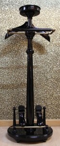4250828343971 - Designer Luxus Garderoben StÃ¤nder New York Banker Stil - Schwarz   Messing - Dressboy - KleiderstÃ¤nder AnzugstÃ¤nder - Barock Empire Art Deco Jugendstil  Stummer Diener Herren Diener Biedermeier