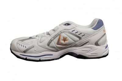 Converse Skateboard Cushioned Trainer White/Skate Blue/Tangerine/Silver