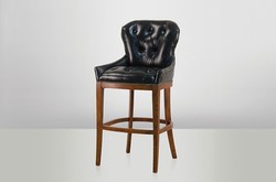 4250828332173 - Luxus Echt Leder Barhocker - Bar Club Hocker Stuhl - Old Saddle Black 4250828332173 - Luxus Echt Leder Barhocker - Bar Club Hocker Stuhl - Old Saddle Black