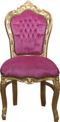 4250828347252 - Barock Esszimmer Stuhl Rosa Gold 4250828347252 - Barock Esszimmer Stuhl Rosa Gold