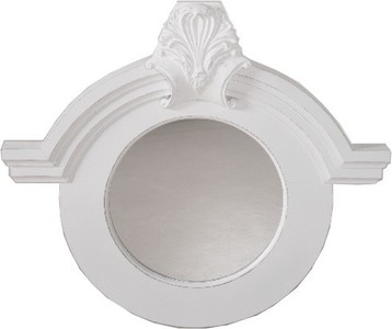 4250828349324 - Jugendstil Antik Shabby Chic Wandspiegel Rund Ornament Weià Antik Look 91 x 84 cm - Spiegel Barock 4250828349324 - Jugendstil Antik Shabby Chic Wandspiegel Rund Ornament Weià Antik Look 91 x 84 cm - Spiegel Barock