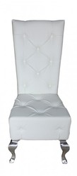 4250828350115 - Barock Esszimmer Stuhl Weià Lederoptik - Designer Stuhl - Luxus Qualität Hochlehnstuhl 4250828350115 - Barock Esszimmer Stuhl Weià Lederoptik - Designer Stuhl - Luxus Qualität Hochlehnstuhl