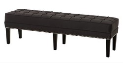 4250828350993 - Luxus Sitzhocker Chesterfield Leeds Dunkelgrau Hocker - MÃ¶bel Schlafzimmer Wohnzimmer - Luxus Kollektion