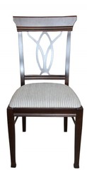 4250828353024 - Biedermeier Esszimmer Stuhl ohne Armlehne Beige   Braun - MÃ¶bel Restaurant Hotel Gastronomie Bestuhlung
